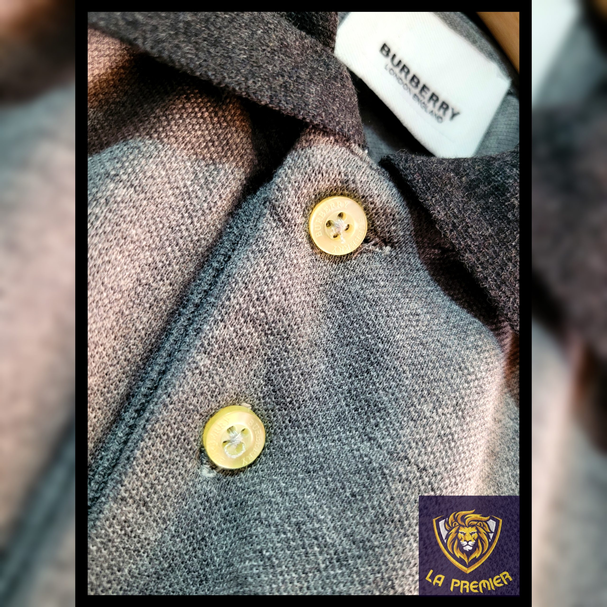 BURBERRY - POLERA CUELLO PIQUE - Imagen 5