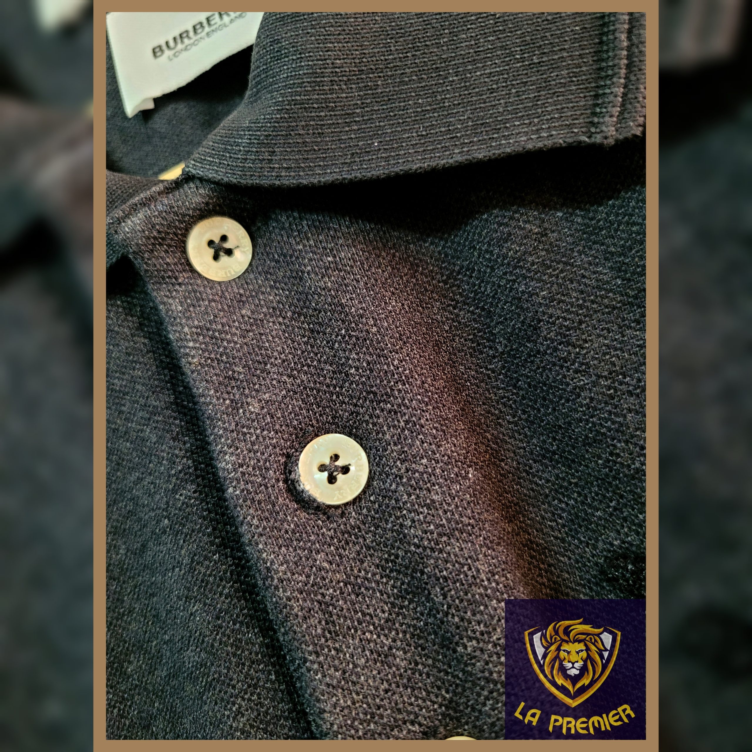 BURBERRY - POLERA CUELLO PIQUE - Imagen 5