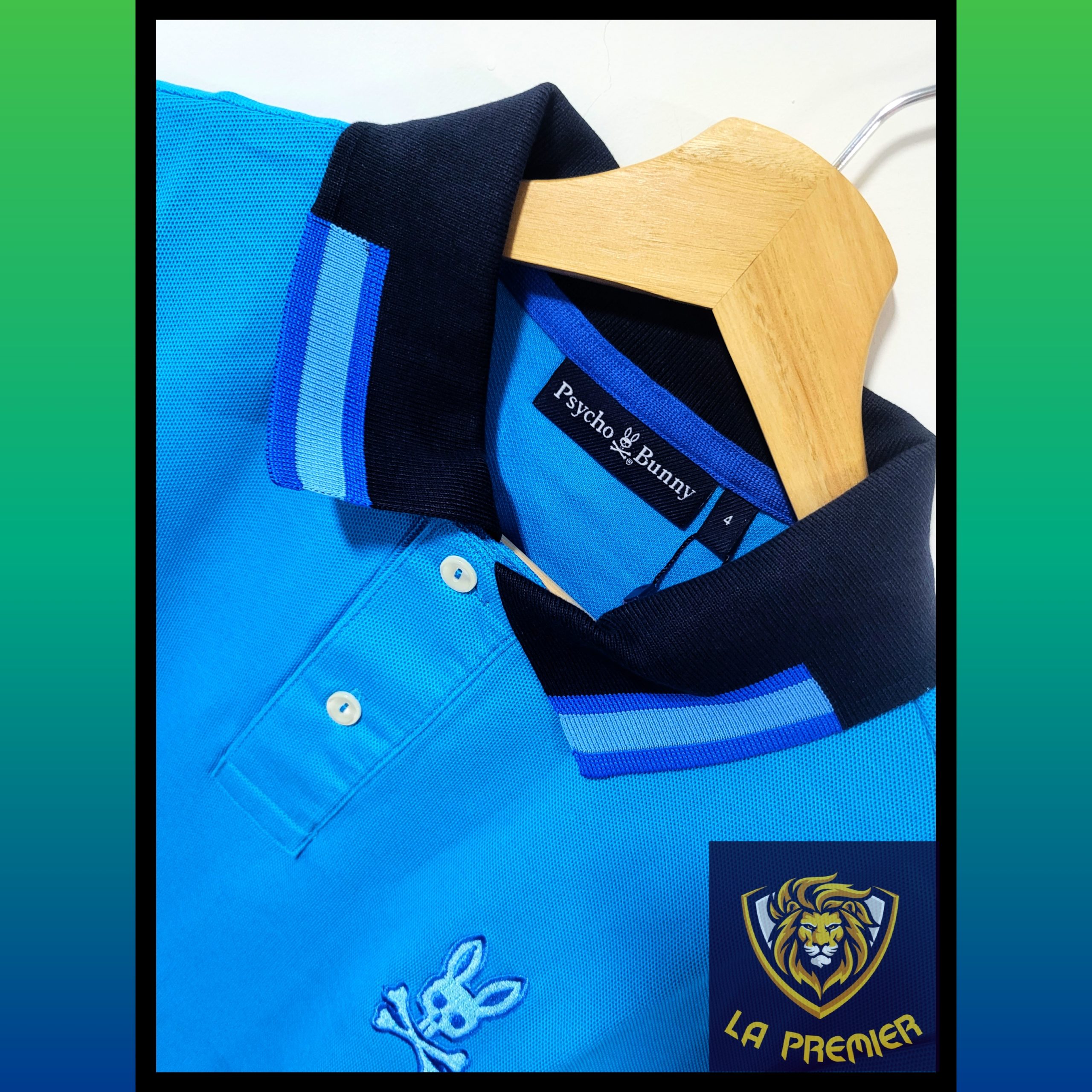 POLO PSYCHO BUNNY - PIQUE DE EXPORTACION - Imagen 2